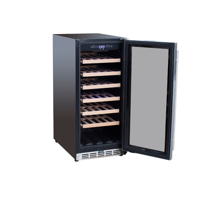 TrueFlame TF-RFR-15W Outdoor Rated 15" Wine Cooler