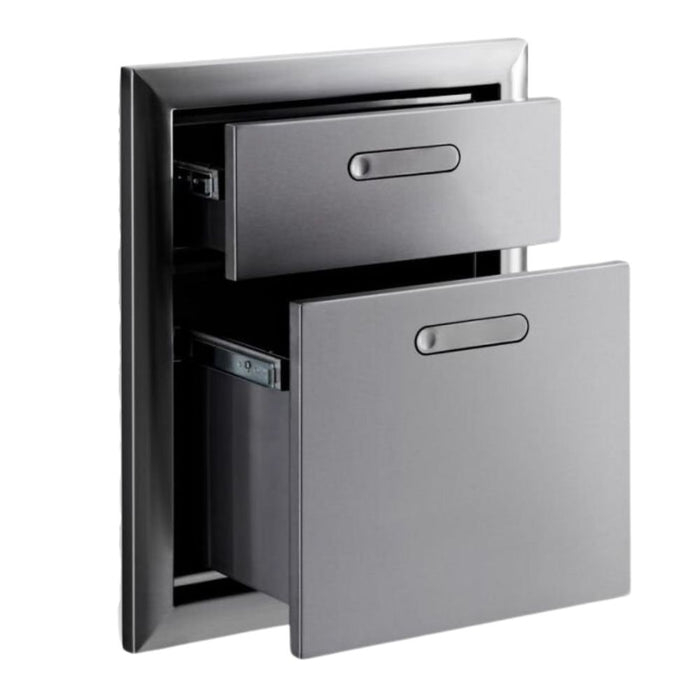 Lynx LDW19-4 Stainless Steel 19-Inch Double Drawers