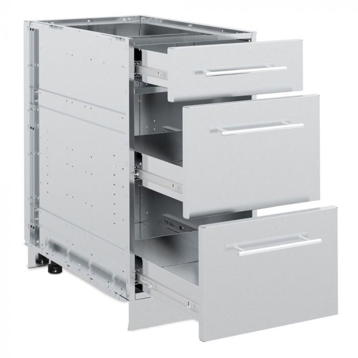 Broil King 802500 Stainless Steel 3 Drawer Cabinet