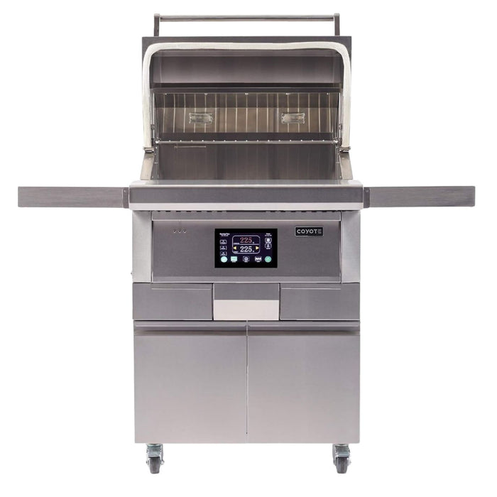 Coyote C1P28-FS Stainless Steel Freenstanding 28" Pellet Grill
