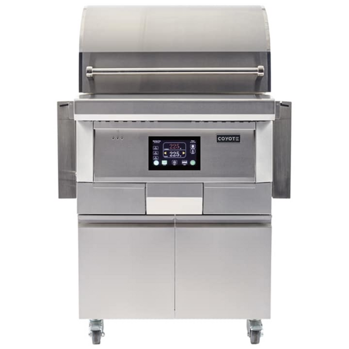 Coyote C1P28-FS Stainless Steel Freenstanding 28" Pellet Grill