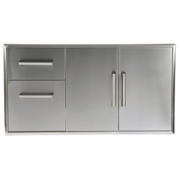 Coyote CCD-2DC - 45.25x24 Inch Double Access Door & Double Drawer Combo