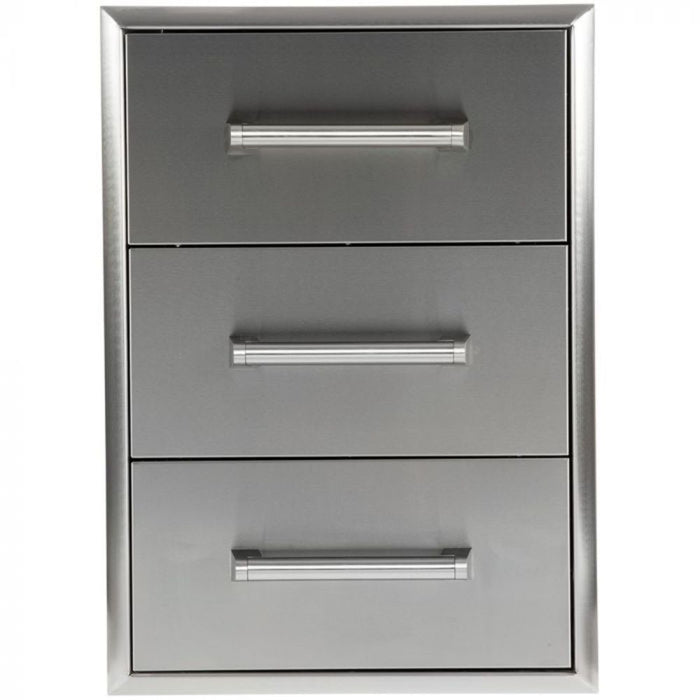 Coyote C3DC Stainless Steel Triple Drawer