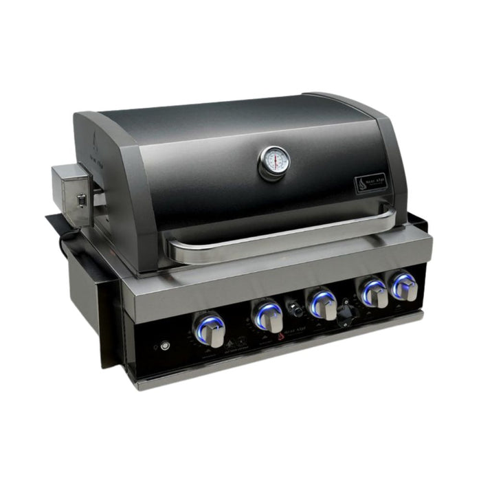 Mont Alpi MABi400-BSS 32-Inch Black Stainless Steel Propane Built-in Grill