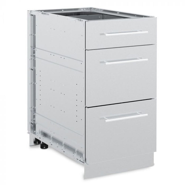 Broil King 802500 Stainless Steel 3 Drawer Cabinet