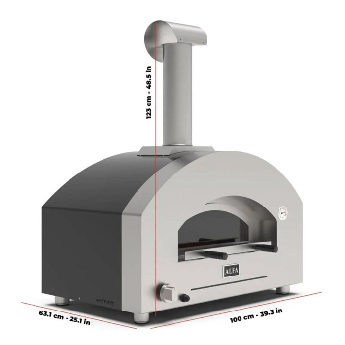 Alfa Futuro 2 Pizze Gas-Fired Pizza Oven
