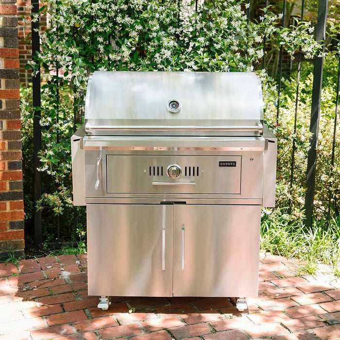 Coyote C1CH36CT Stainless Steel for 36" Charcoal Grill