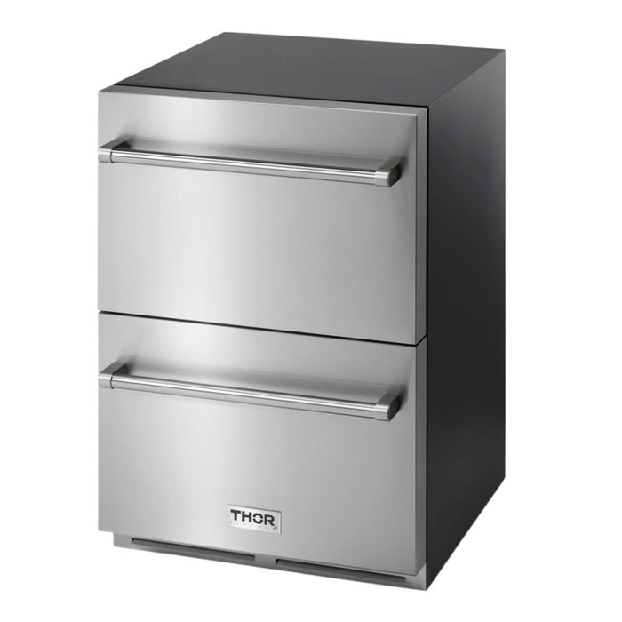 THOR Kitchen 24-Inch Indoor/Outdoor Undercounter Refrigerator Drawer