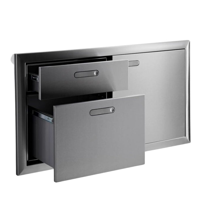 Lynx LSA42-4 Stainless Steel 42-Inch Door & Double Drawer Combo