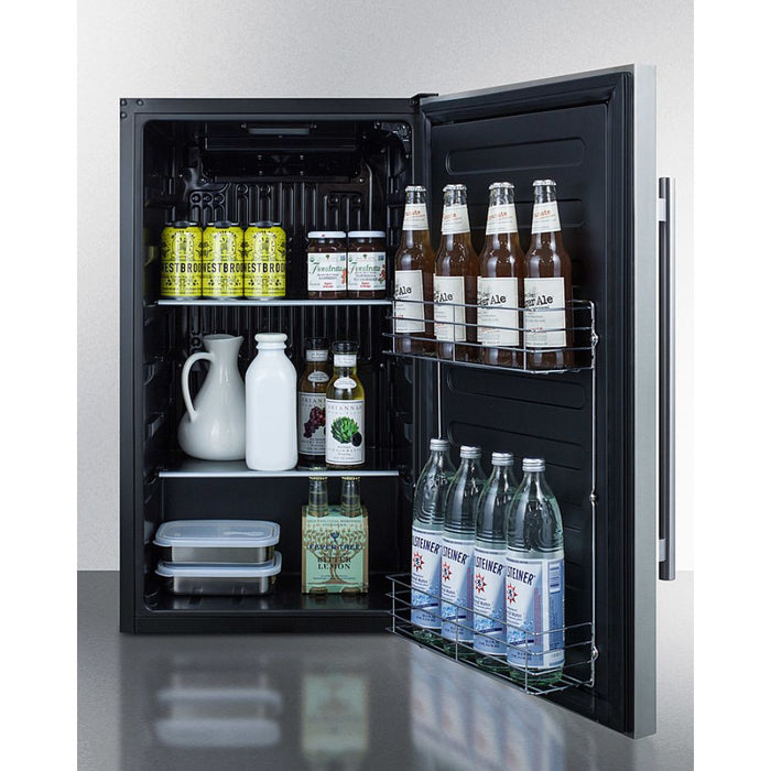 Summit SPR196OS Shallow Depth Outdoor Built-In All-Refrigerator