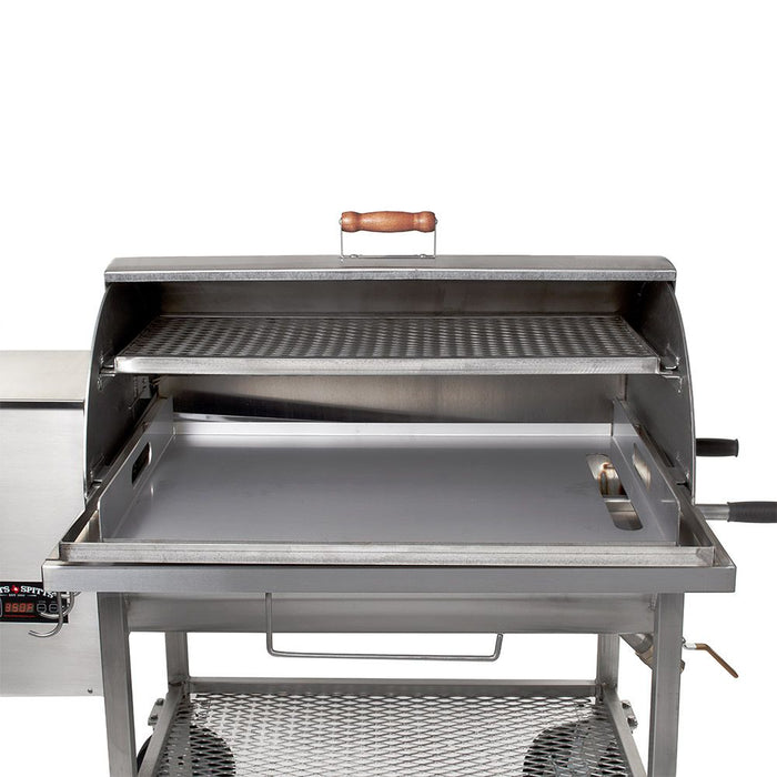 Pitts & Spitts Stainless Steel Griddle for Maverick Grills