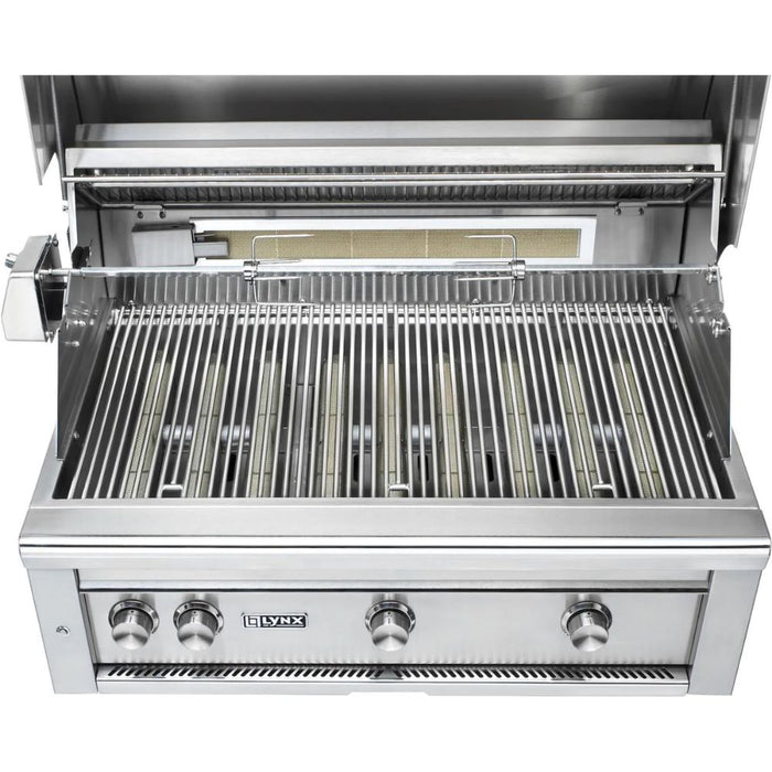 Lynx LF36ATR Professional 36-Inch Built-in Gas Grill All Infrared Trident With Flametrak And Rotisserie