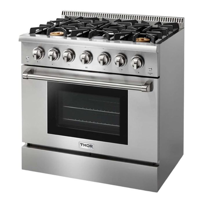 THOR Kitchen 36-Inch Professional Stainless Steel Gas Range