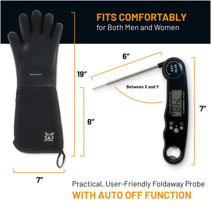 Grillnovations Digital Thermometer & Grilling Glove