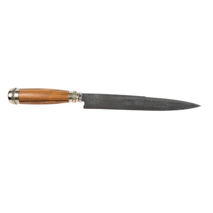 El Cedro Nickel Silver Wood Handle Knife