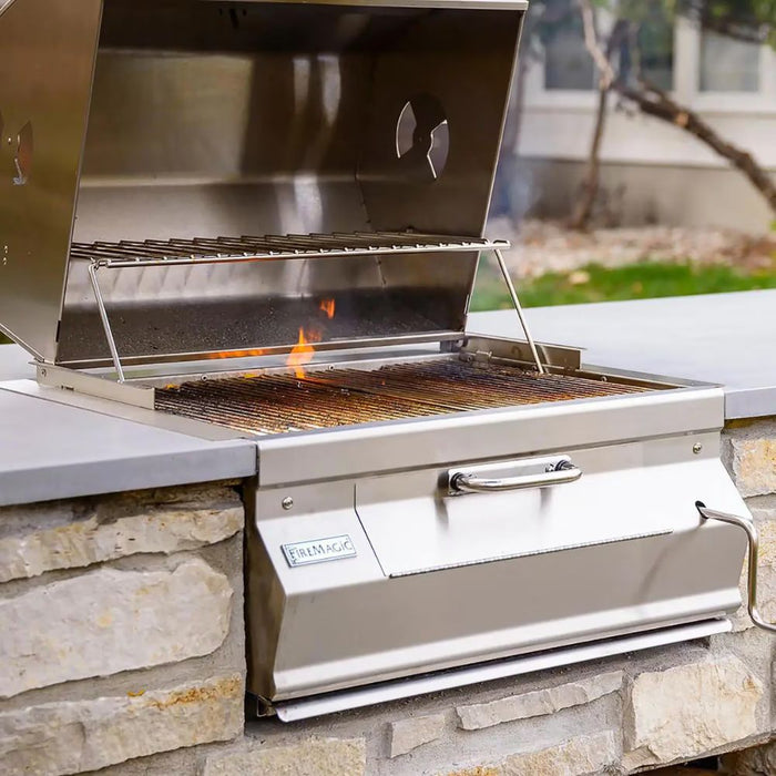 Fire Magic 24-Inch Built-In Charcoal Grill