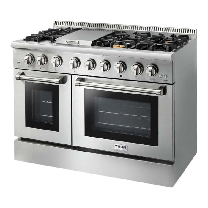 Thor Kitchen 48-Inch Stainless Steel Dual Fuel Range