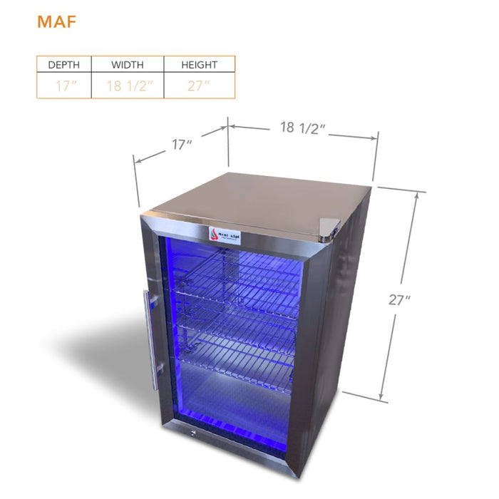 Mont Alpi MAF 2.6 Cu. Ft. Outdoor Rated Refrigerator