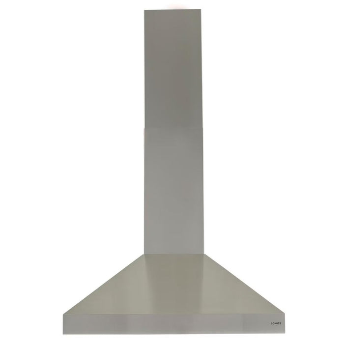 Coyote C1FLUE12 Duct Cover for Chimney Hood for Ceilings 9'8" - 12'