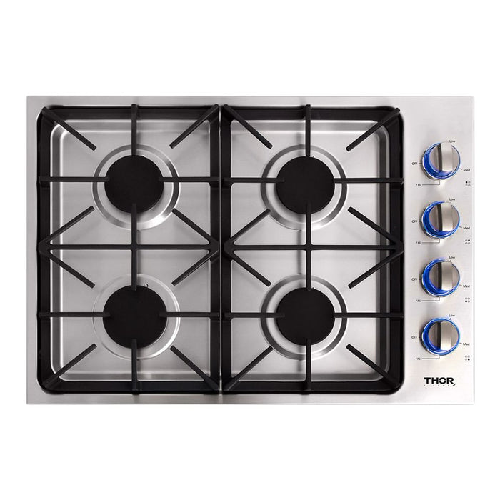 Thor Kitchen Professional 30-Inch 4-Burner Drop-in Gas Cooktop