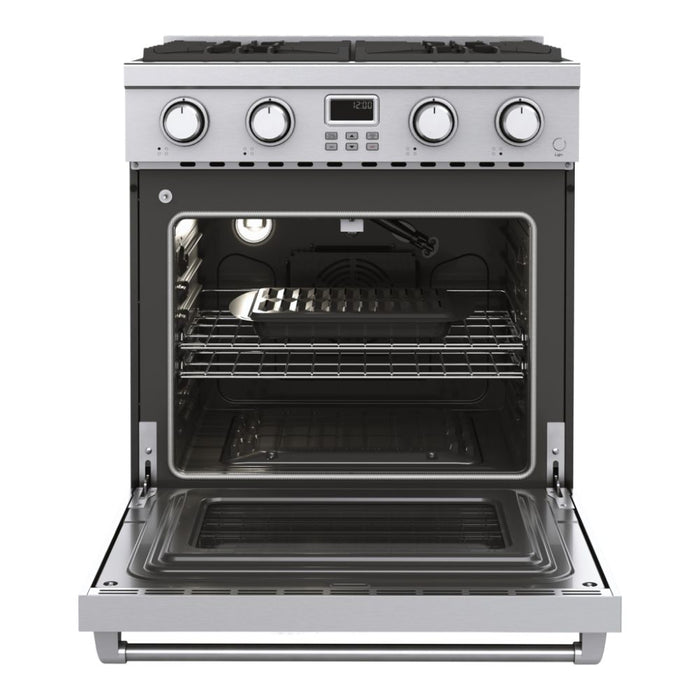 THOR Kitchen 30-Inch Contemporary Professional Stainless Steel Gas Range