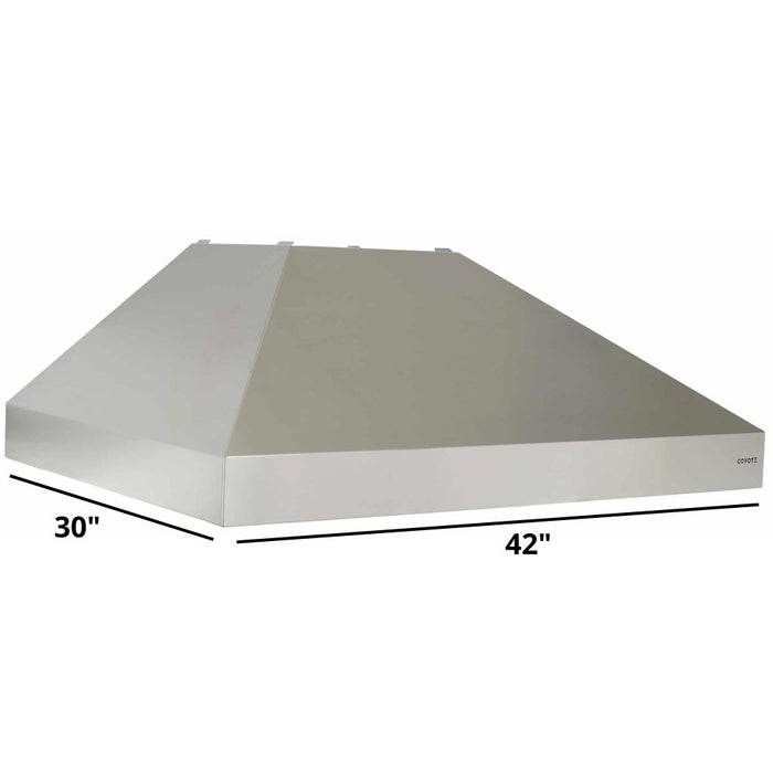 Coyote C1HOOD42 42-Inch Outdoor Ventilation Hood