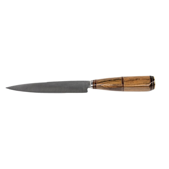 El Cedro Nickel Silver Wood Combined Handle Knife
