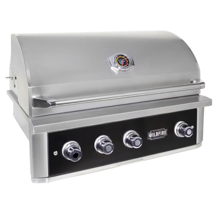 Wildfire Ranch PRO 36-Inch Black Built-in Gas Grill