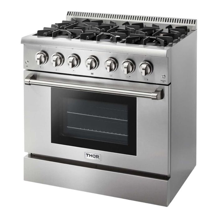 Thor Kitchen 36-Inch 6-Burner Dual Fuel Range