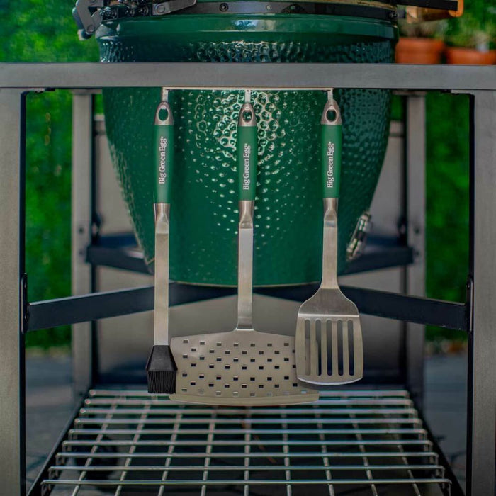 Big Green Egg 127655 Stainless Steel Custom BBQ Tool Set