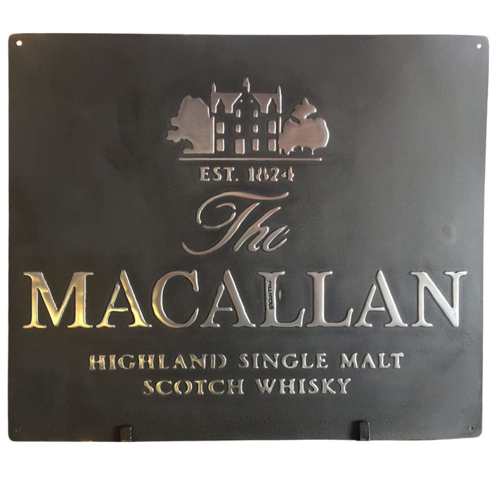 Pallarols Vintage "Macallan" Metal Sign, 20x24"