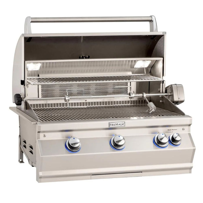 Fire Magic Aurora A540i 30-Inch Built-In Gas Grill w/ Rotisserie & Analog Thermometer