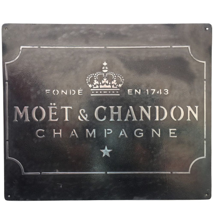 Pallarols Vintage "Moët & Chandon" Metal Sign, 20x24"