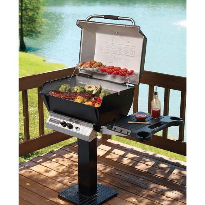 Broilmaster H3PK3N - H3X Natural Gas Grill Package & Painted Gorund Post with base