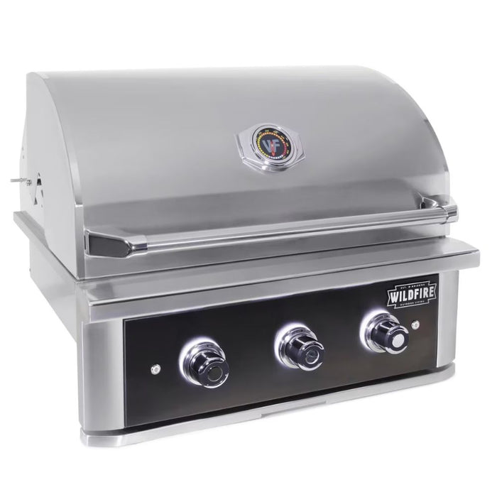 Wildfire Ranch PRO 30-Inch Black Built-in Gas Grill