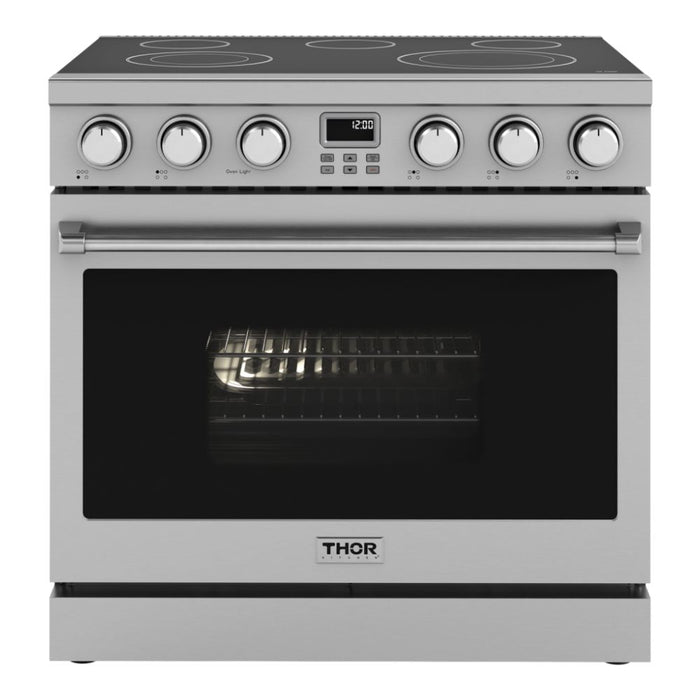 THOR Kitchen 36-Inch Contemporary Professional Stainless Steel Electric Range