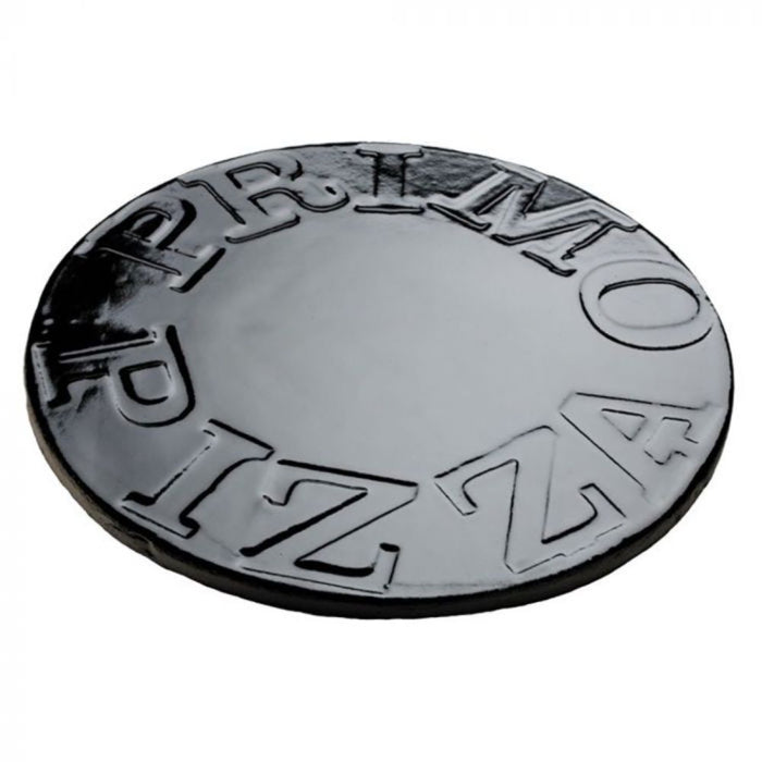 Primo PG00340 Porcelain Glazed Pizza Baking Stone, 13-Inch Diameter