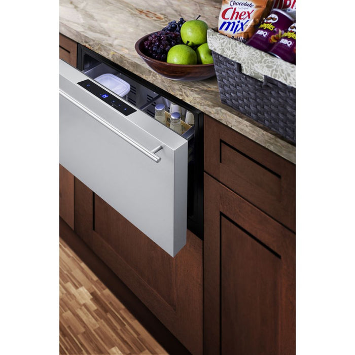 Summit SDR241OS 24" Wide Built-In Outdoor Drawer Refrigerator