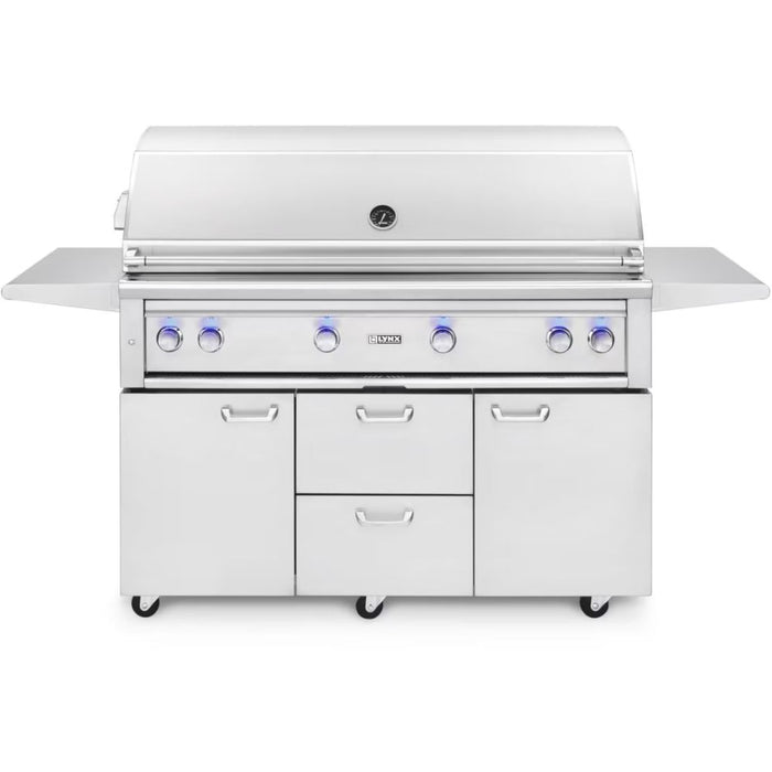 Lynx L54TRF Professional 54-Inch Freestanding Gas Grill With One Infrared Trident Burner And Rotisserie