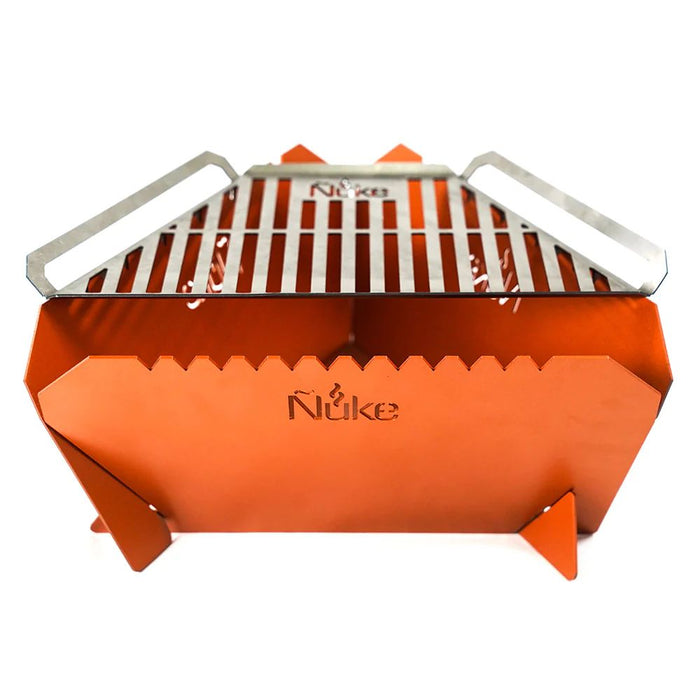 Nuke 300 Fire Pit Grill - Folds Flat Firepit & Grill