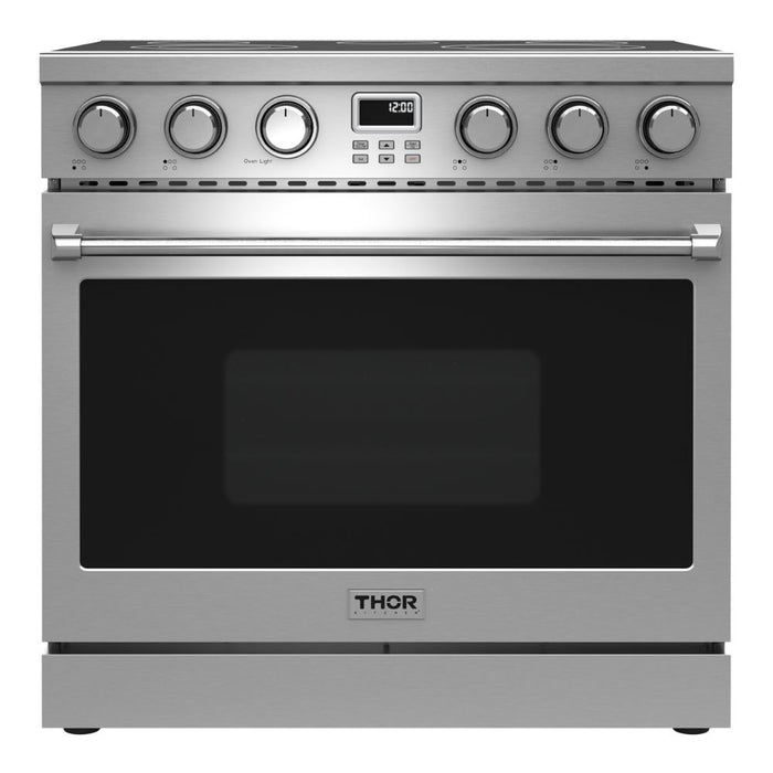 THOR Kitchen 36-Inch Contemporary Professional Stainless Steel Electric Range