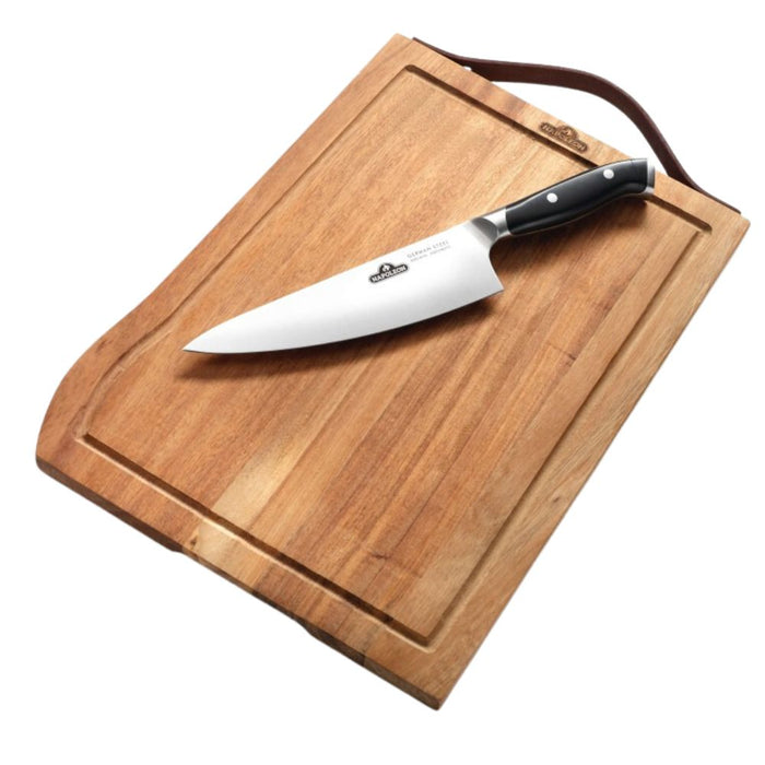 Napoleon Premium Cutting Board w/ Stainless Steel Knife