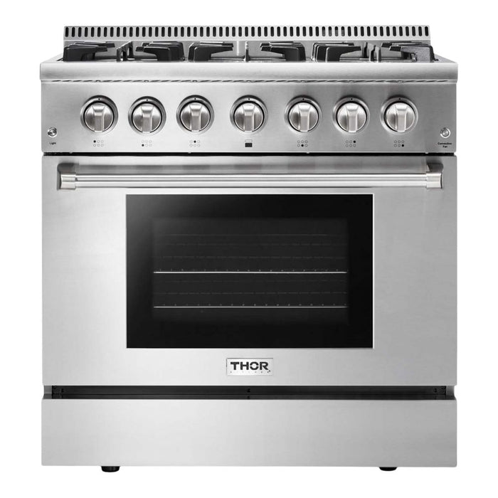 Thor Kitchen 36-Inch 6-Burner Dual Fuel Range