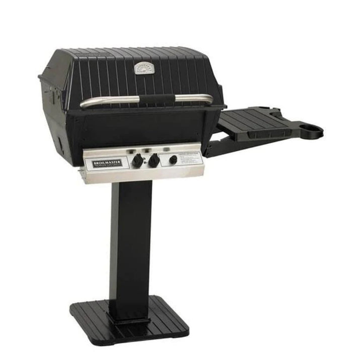 Broilmaster H4PK3N - H4X Natural Gas Grill Package & Painted Gorund Post with base