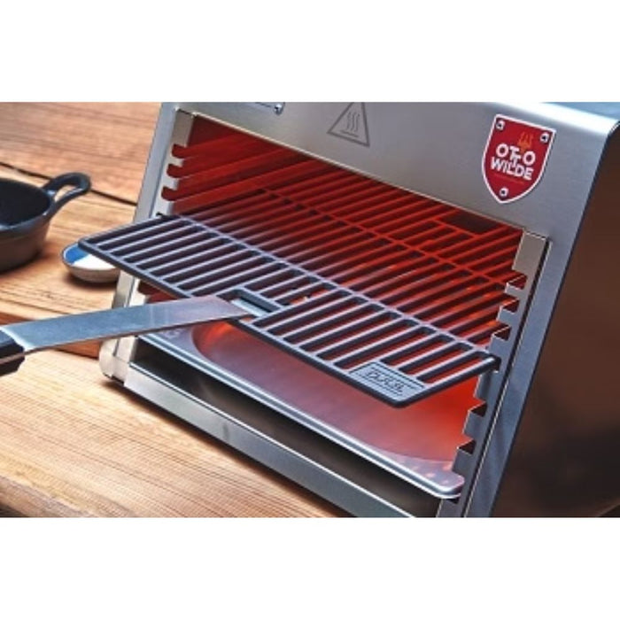 Otto Wilde Lite Stainless Steel LP Compact Portable Grill