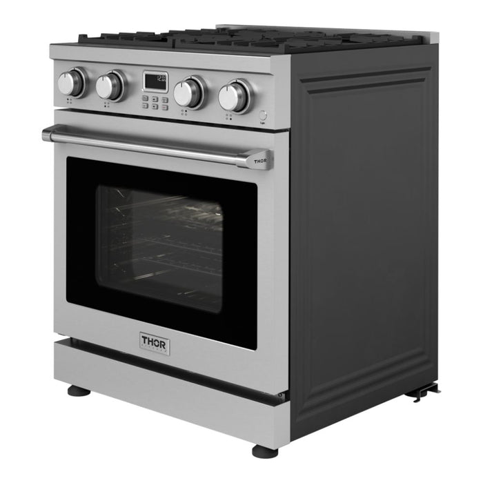 THOR Kitchen 30-Inch Contemporary Professional Stainless Steel Gas Range