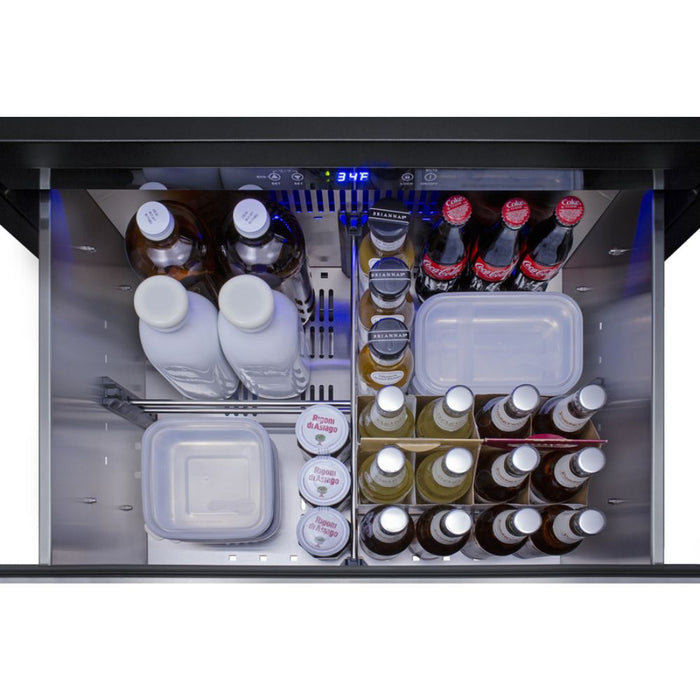 Summit SPR275OS2D 27" Wide 2-Drawer All-Refrigerator