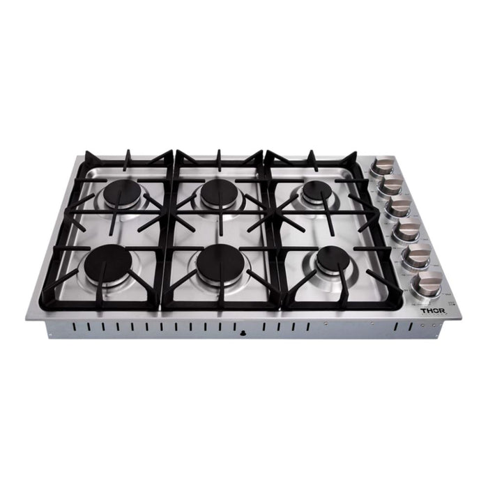 Thor Kitchen Professional 36-Inch 6-Burner Drop-in Gas Cooktop