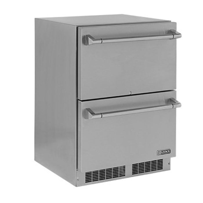 Lynx LN24DWR Professional 24-Inch Two-Drawer Refrigerator