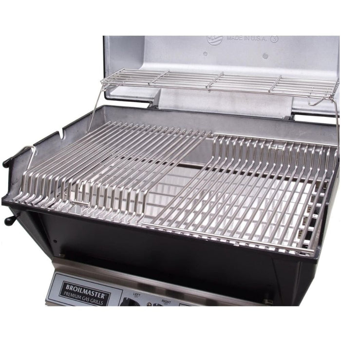 Broilmaster P3X Premium Gas Grill with Charmster Briquets